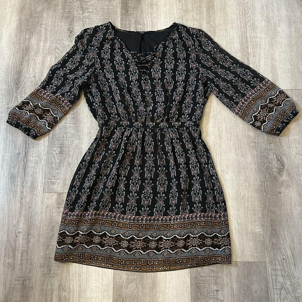 Madewell Burnished Floral Dress Sz 6 - Picture 4 of 8